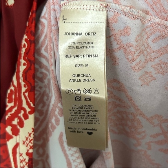 Johanna Ortiz Quechua Cut Out Halter Midi Dress NWT - Picture 9 of 9